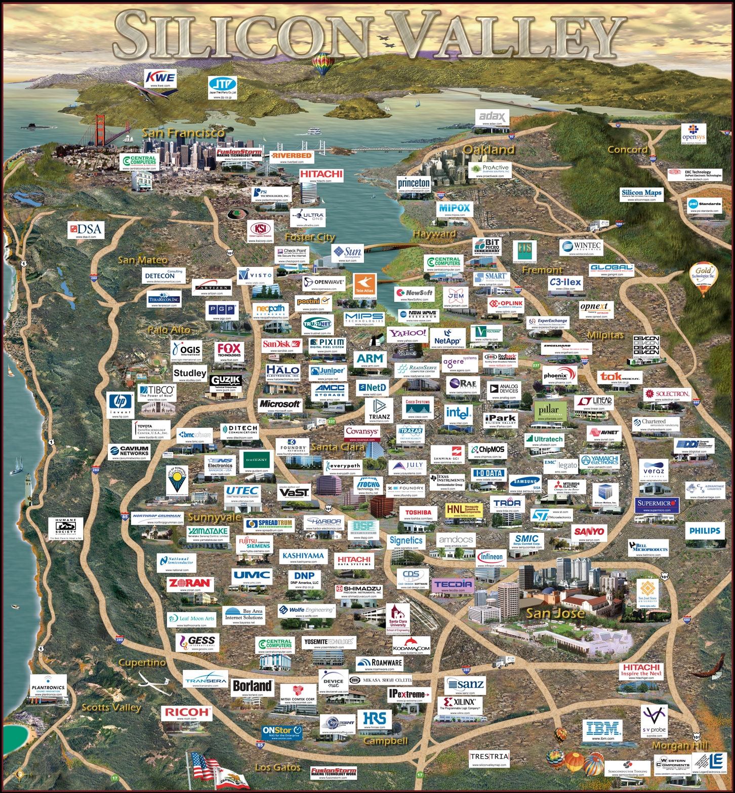 Silicon Valley exemple d'Emergence