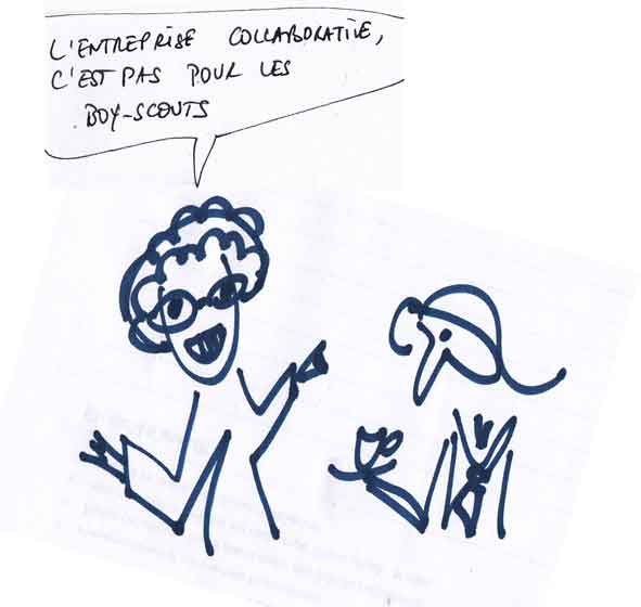Meryem collaborative et Vision partagée ; pas pour les boys scouts