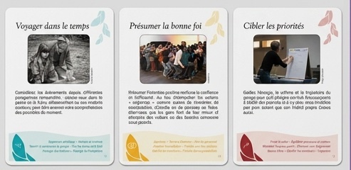 3 cartes clés des dynamiques de groupe : voyager dans le temps, présumer la bonne foi, cibler les priorités